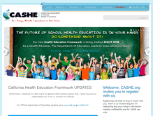 Tablet Screenshot of cashe.org